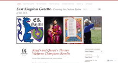 Desktop Screenshot of eastkingdomgazette.org